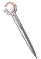 Custom Pens with Baseball Stress Balls