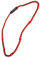 LED Light-Up Beaded Red Necklaces | WCLIT490