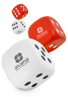 Dice Shaped Stress Balls