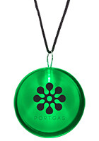 Lighted Green Badges with J-Hook | WCJLR449