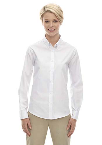 Ash City Core 365 Ladies' Operate Long-Sleeve Twill Shirts | 78193