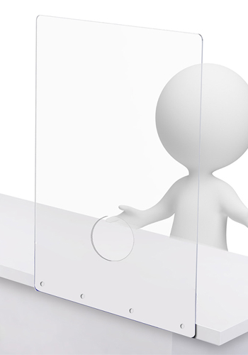 0.25 Inch Distancing Barriers| X20341