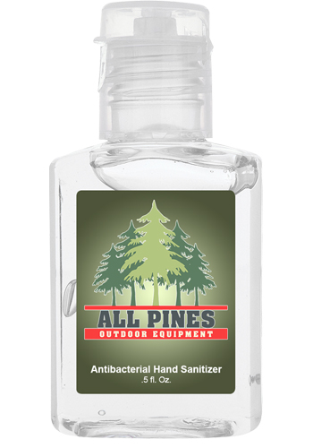 0.5 Oz. Hand Sanitizers In Clear Bottles| X20313