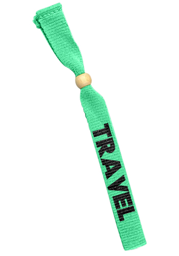 0.50" Eco-Friendly Bamboo Fabric Event Wristband