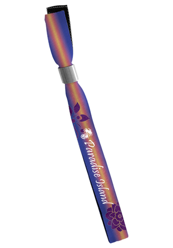 0.50" Premium Woven Event Wristband with Lock