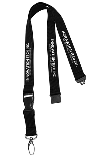 0.75" Lanyard with Buckle Release and Safety