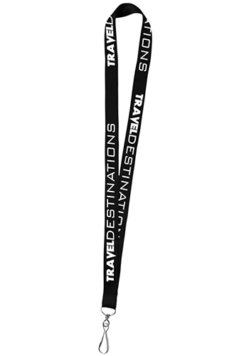 0.75" Polyester Silkscreen Lanyard