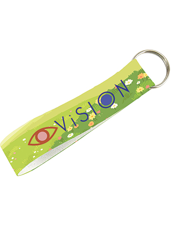 0.75" rPET Recycled Polyester Wrist Lanyard