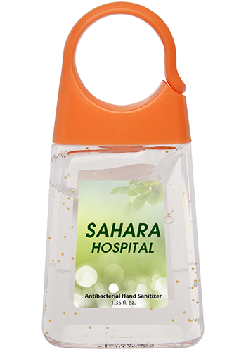 Personalized 1.35 Oz. Hand Sanitizers With Color Moisture Beads