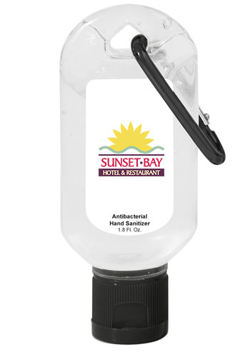 1.8 Oz. Hand Sanitizers With Carabiner| X20311