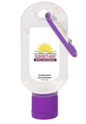 1.8 Oz. Hand Sanitizers With Carabiner| X20311