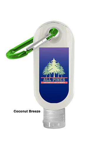 1.9 oz. SPF 30 Sunscreen Bottle with Carabiner