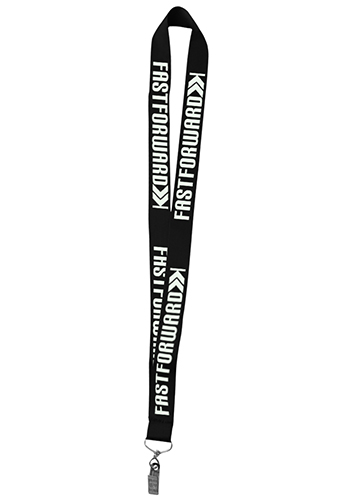 1 Inch Polyester Silkscreen Lanyard