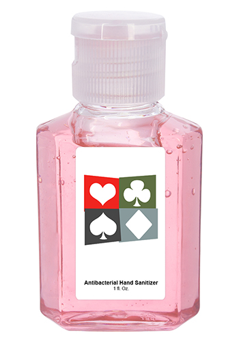 1 Oz. Hand Sanitizers In Clear Bottles