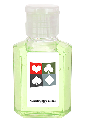 1 Oz. Hand Sanitizers In Clear Bottles