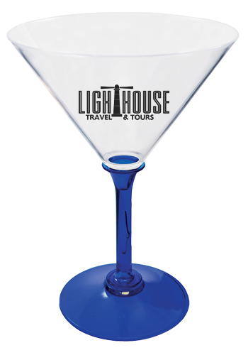 Promotional 10 oz. Plastic Martini Glasses