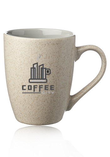 10 oz. Sesame Speckled Two Tone Coffee Mugs | CM1029