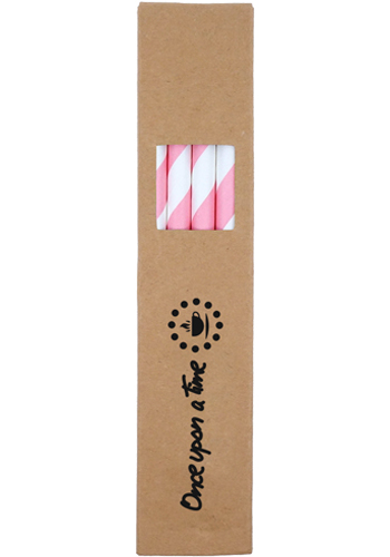 10 Pack Biodegradable Paper Straws In Paper Box | TKSTRAW102