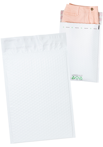 10 x 14 White Eco-Friendly Bubble Mailer | PS7RBM1015WHT