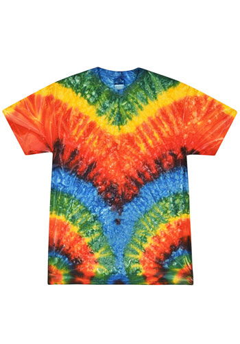 Custom Tie-Dye Youth Cotton Tie-Dyed T-Shirts | CD100Y - DiscountMugs