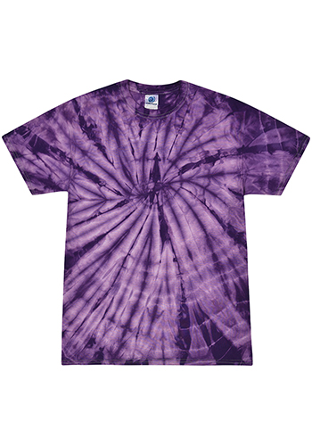 Personalized Tie-Dye Adult Cotton Spider T-Shirt | CD101 - DiscountMugs