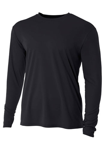 Customized A4 Cooling Performance Long Sleeve Tees | A4N3165 - DiscountMugs