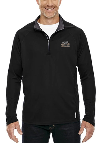 Ash City Men's Half-Zip Performance Long Sleeve Tops | 88187