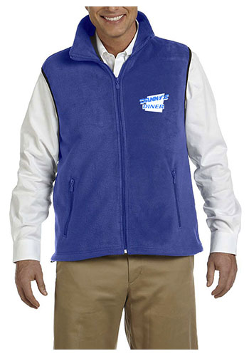 Custom fleece vest