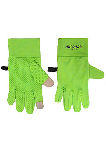 Touchscreen Spandex Gloves Silicone Grip Pattern
