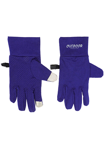 Touchscreen Spandex Gloves Silicone Grip Pattern