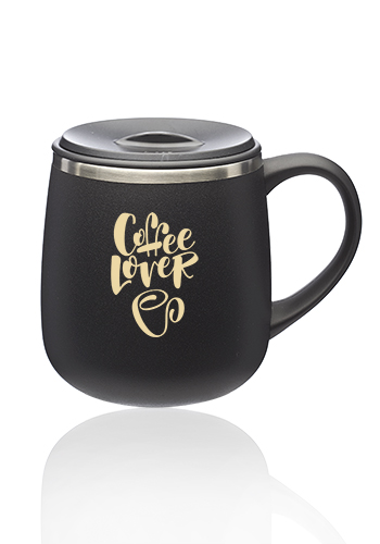 11 oz. Stainless Steel Coffee Mugs with Lid | TM375