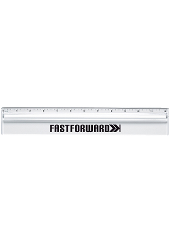 12 Inch Plastic Ruler with Magnifying Glass | X20447
