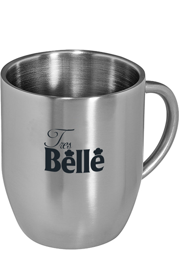 12 Oz. Double Wall Stainless Steel Coffee Mugs | PL2350