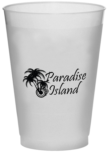 12 oz. Frosted Plastic Party Cups | DC12PF