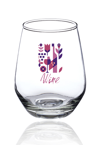 12 oz. Silicia Stemless Wine Glasses | 0760AL