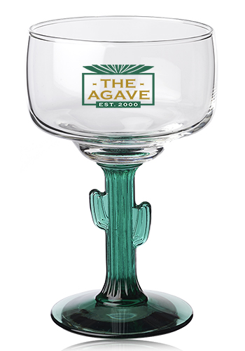 12 oz. Libbey Cactus Etched Margarita Glasses