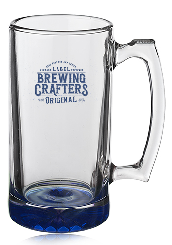 12 oz. Libbey Groomsmen Glass Beer Mugs