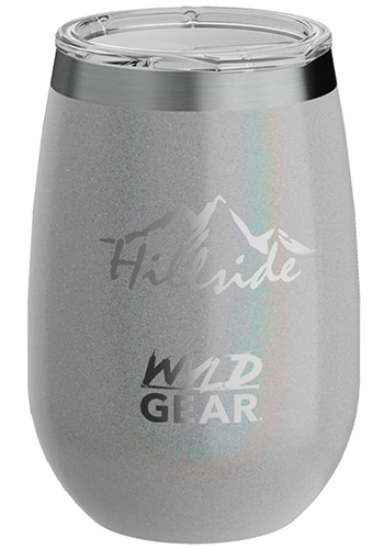 12 oz Wyld Gear® Insulated Wine Tumbler With Lid | IDWLD12W