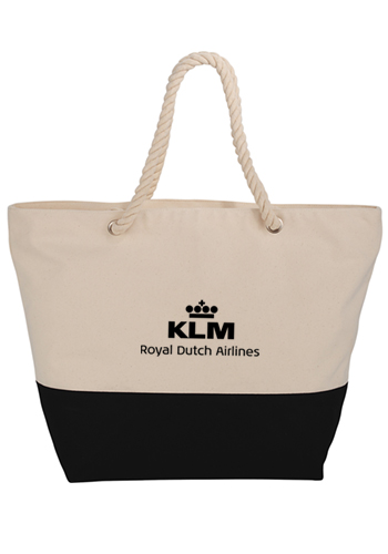 12 oz. Zippered Cotton Rope Totes | SM7066