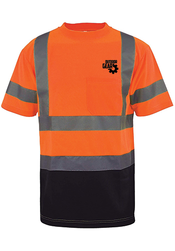 Class 3 Safety Two Tone T-Shirt With Pockets | IDSVT944