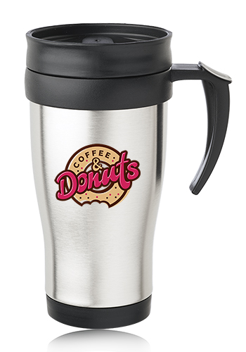 14 oz. Double Wall Stainless Steel Travel Mugs