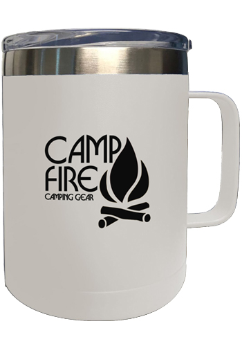 14 oz Stainless Steel Camping Mug | EDMUG440