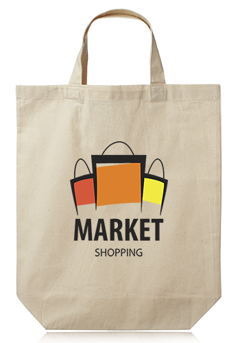 14W x 16H inch Large Cotton Shopping Bags