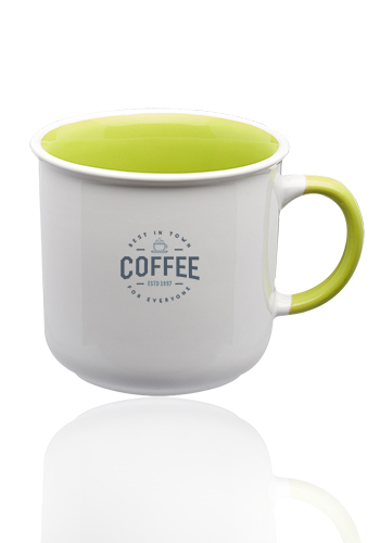 Two-Toned Ceramic Coffee Mugs
