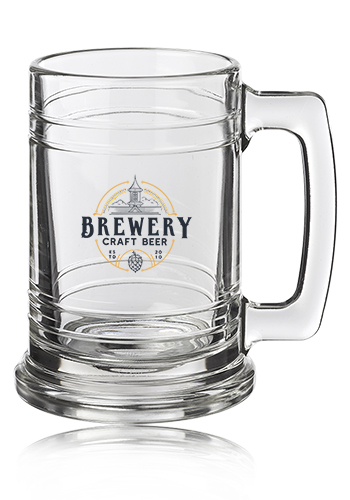 15 oz. Libbey Maritime Glass Beer Mugs