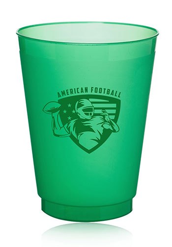 16 Oz. Frost Flex Frosted Plastic Stadium Cups - AFF16 - Brilliant  Promotional Products