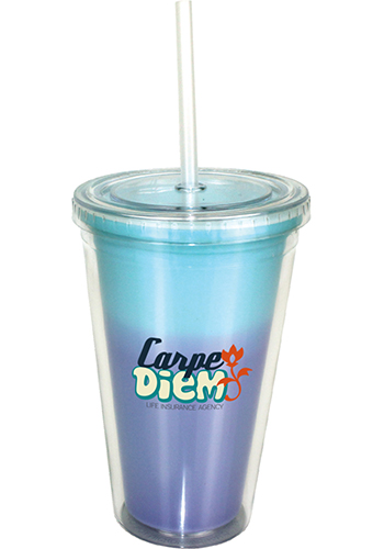 16 oz. Full Color Mood Victory Tumblers With Straw| AK8073016
