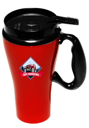 16 oz. GT Plastic Travel Mugs with Handle | GT16M