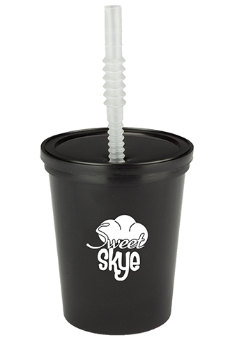 New Big & Little Plastic Stadium Cup with Bow – Something Greek