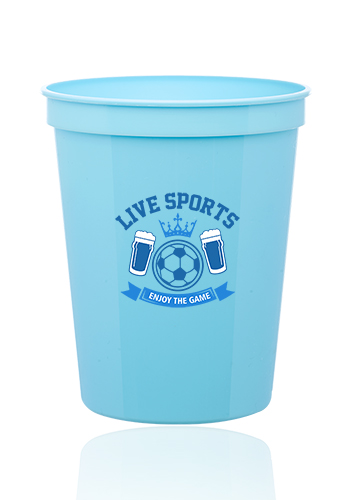 Queekay 120 Pack 16 oz Plastic Cups Reusable Stadium Cups 6 Colors